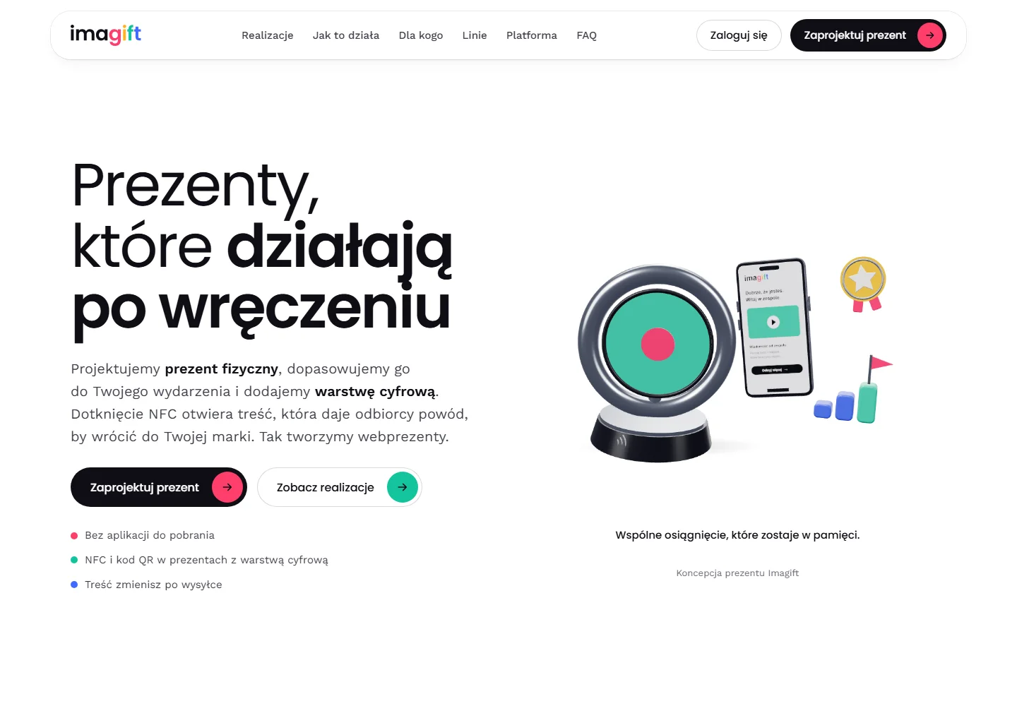 imagift.pl — podgląd strony